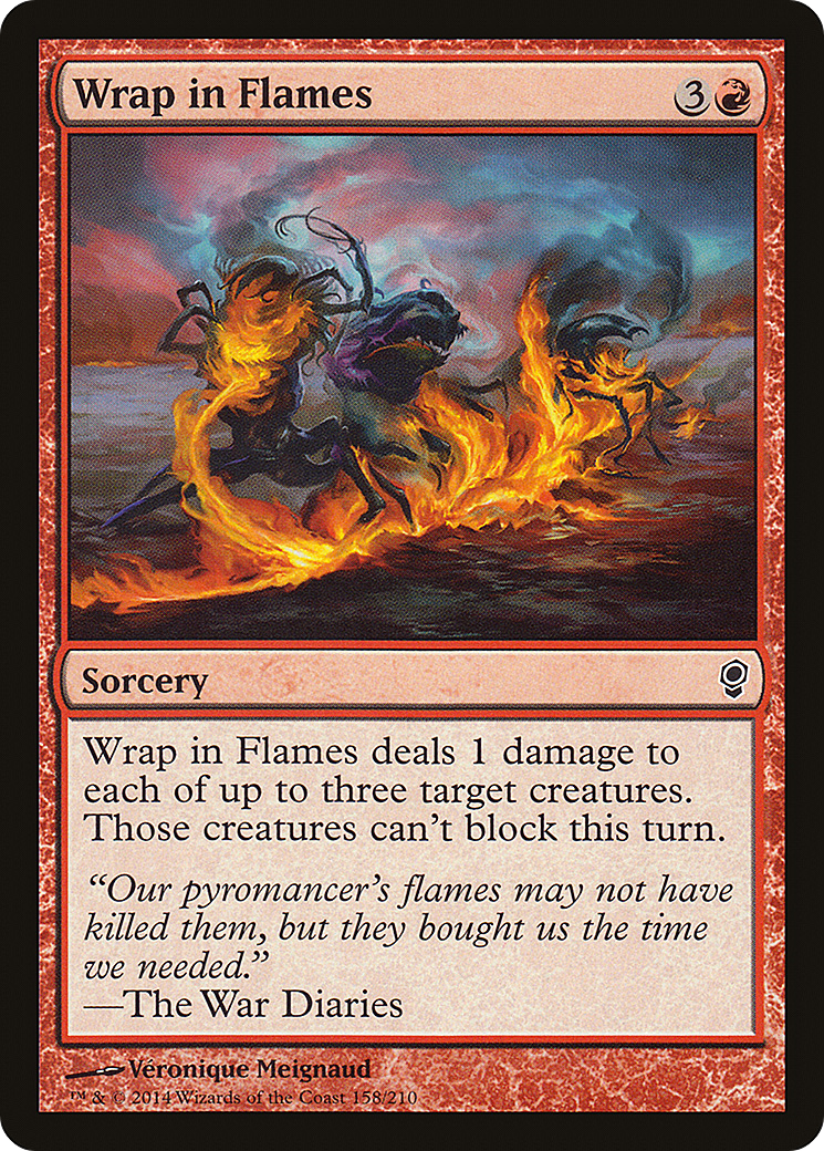 Wrap in Flames (CNS-158)  Foil - Conspiracy