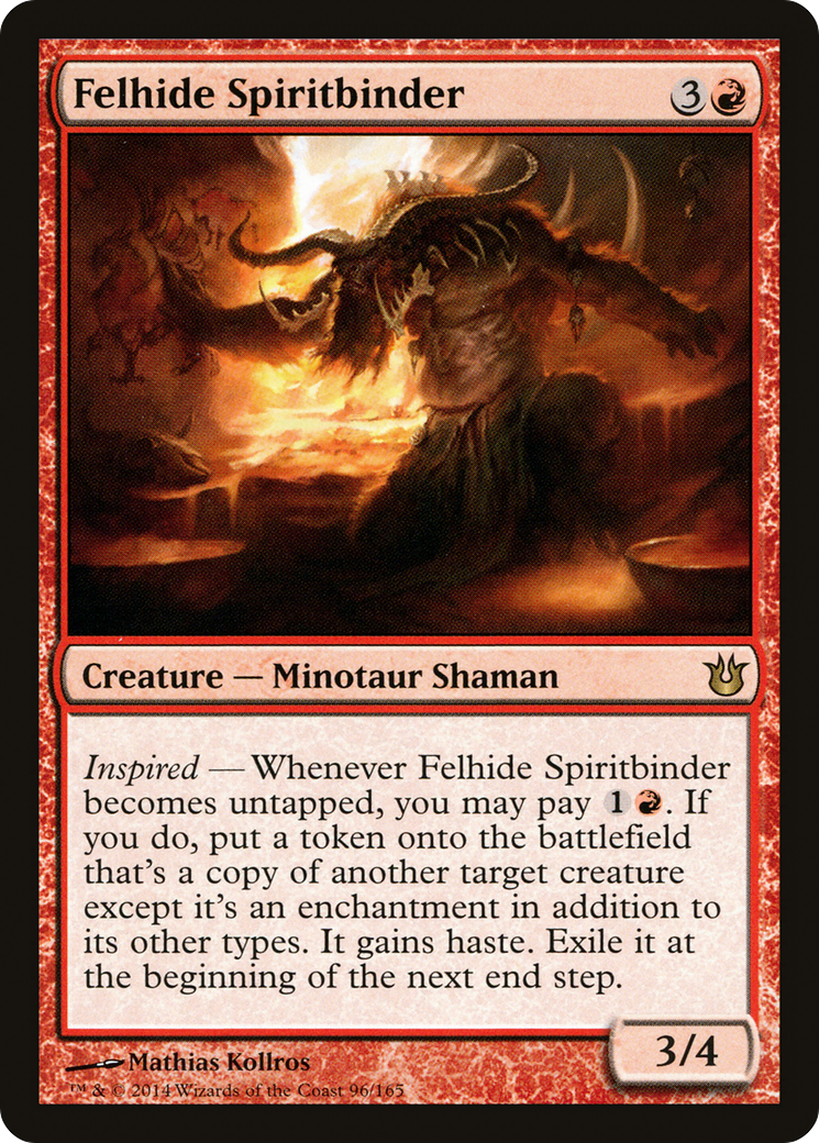 Felhide Spiritbinder (BNG-096)  Foil - Born of the Gods