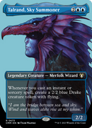 Talrand, Sky Summoner (Borderless) (CMM-673)  - Commander Masters