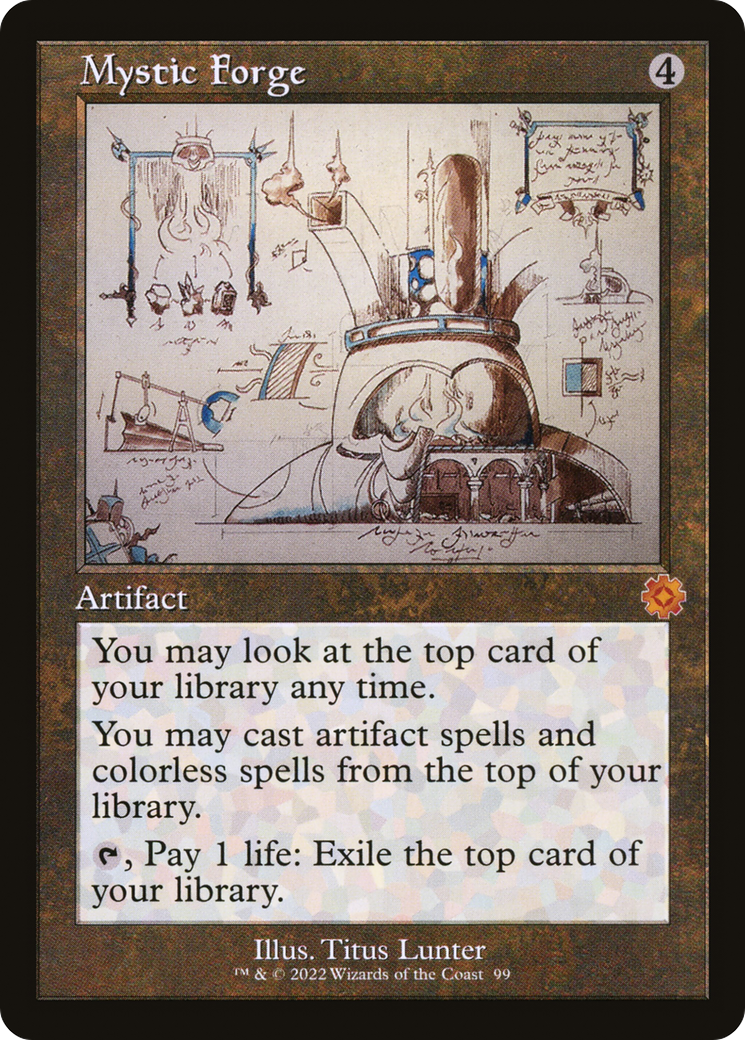 Mystic Forge (Schematic) (BRR-099)  - The Brothers' War Retro Artifacts