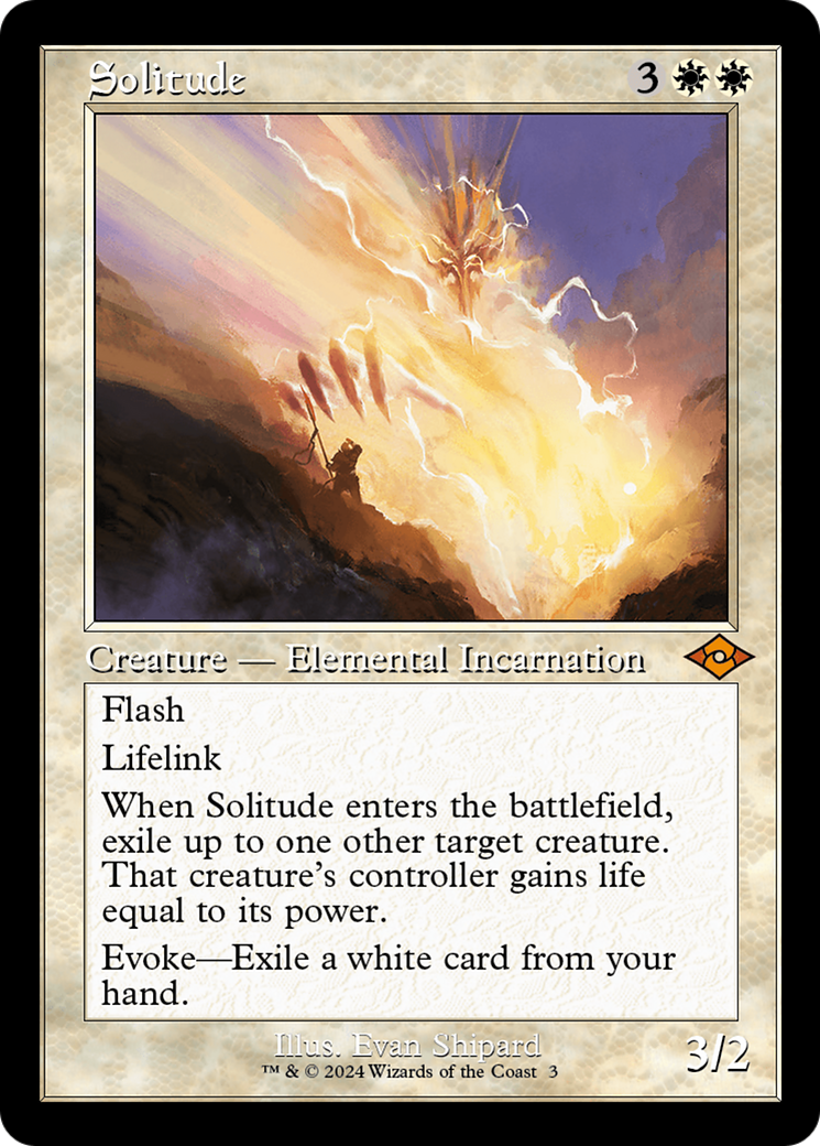 Solitude (Retro Frame) (MH2-003)  - Modern Horizons 2 Timeshifts
