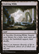 Evolving Wilds (CLB-352)  - Commander Legends: Battle for Baldur's Gate