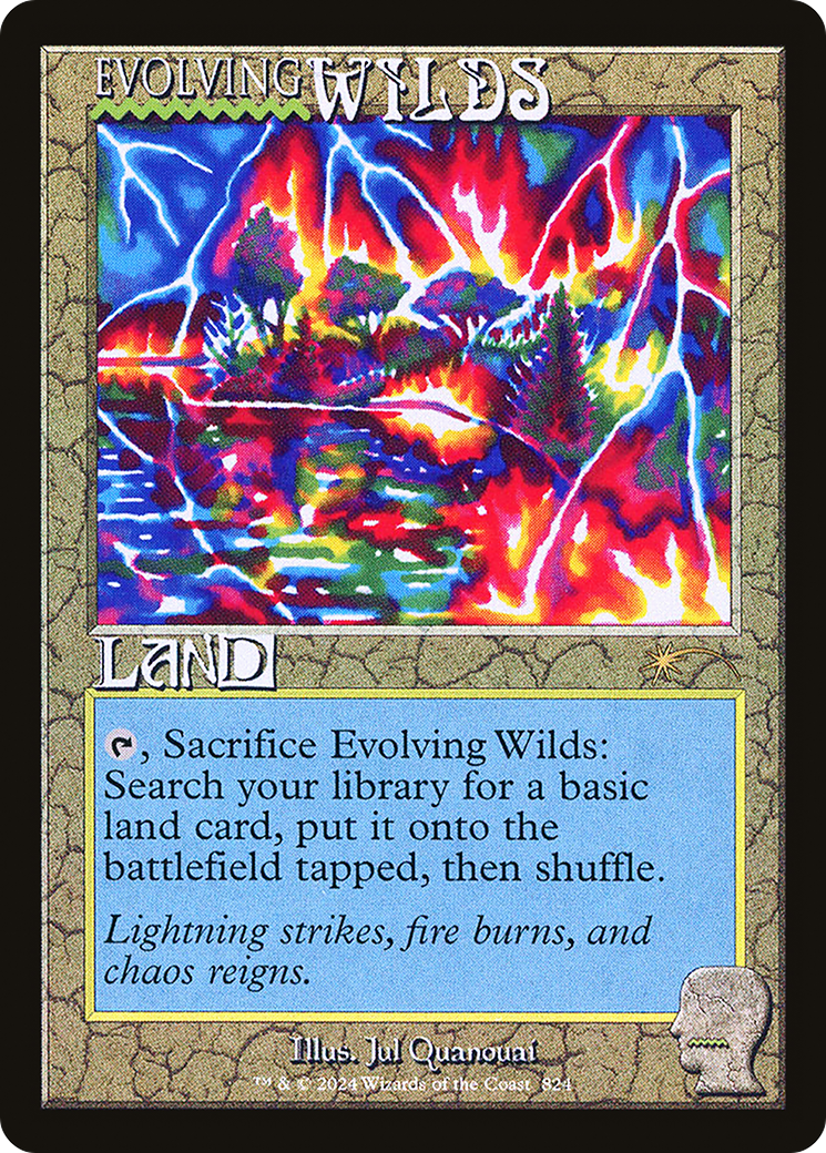 Evolving Wilds (Rainbow Foil) (SLD-824)  Foil - Secret Lair Drop
