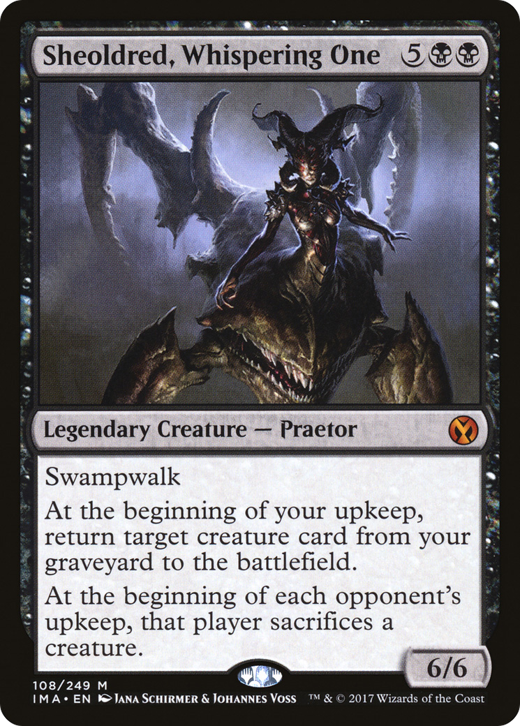 Sheoldred, Whispering One (IMA-108)  Foil - Iconic Masters