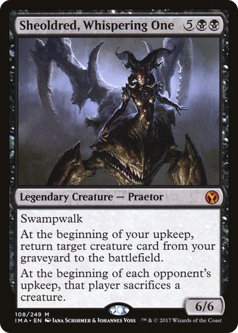 Sheoldred, Whispering One (IMA-108)  Foil - Iconic Masters