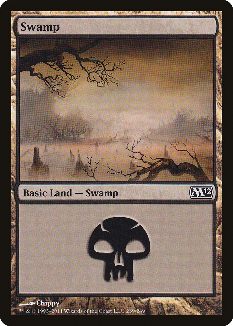 Swamp (239) (M12-239)  Foil - Magic 2012