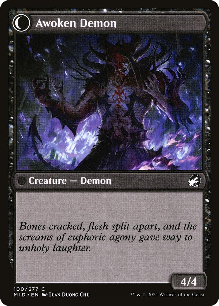 Ecstatic Awakener (MID-100)  - Innistrad: Midnight Hunt: (Double Faced Transform)