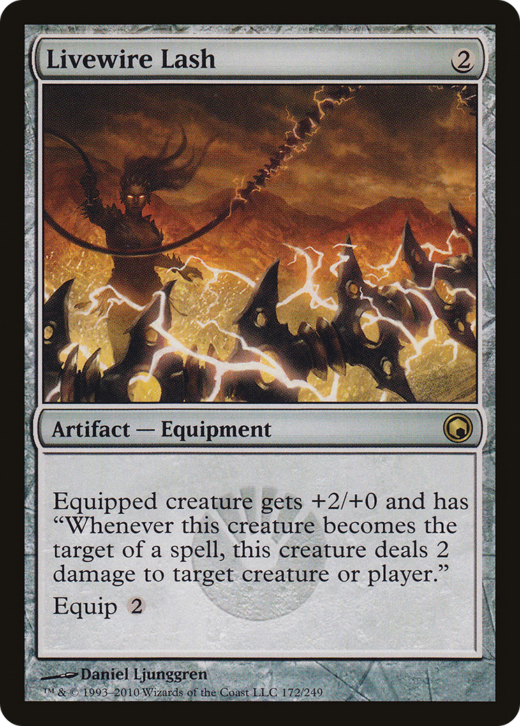 Livewire Lash (SOM-172)  Foil - Scars of Mirrodin