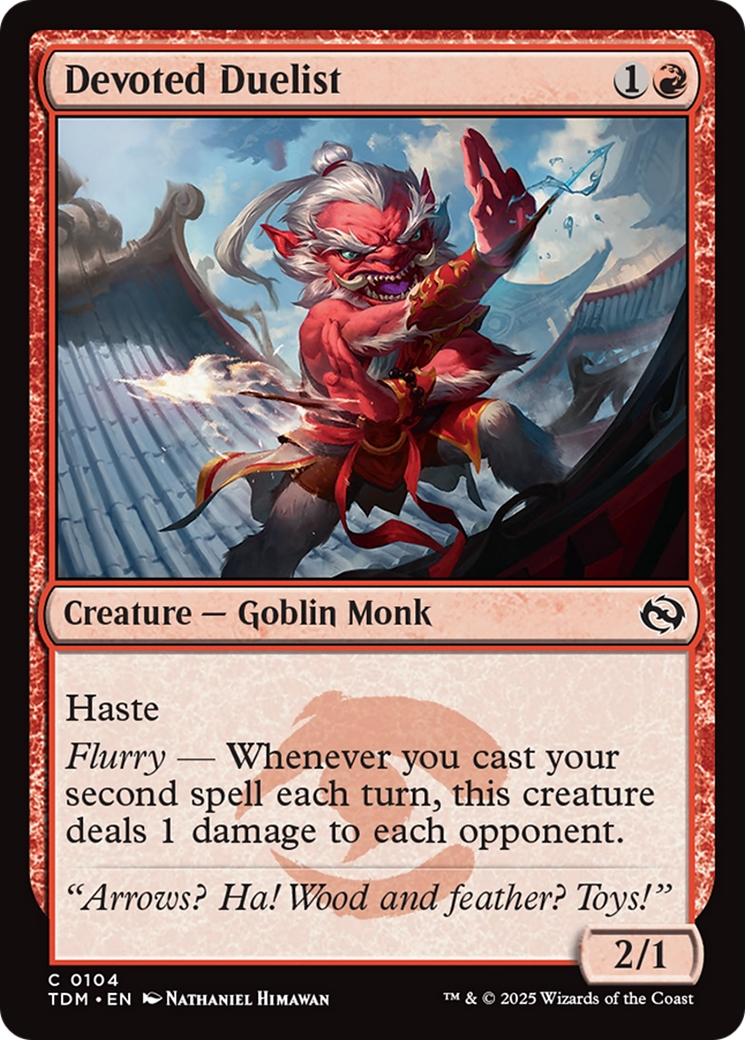 Devoted Duelist (TDM-104)  - Tarkir: Dragonstorm