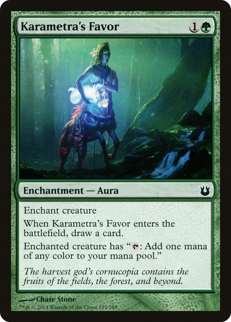 Karametra's Favor (BNG-125)  - Born of the Gods