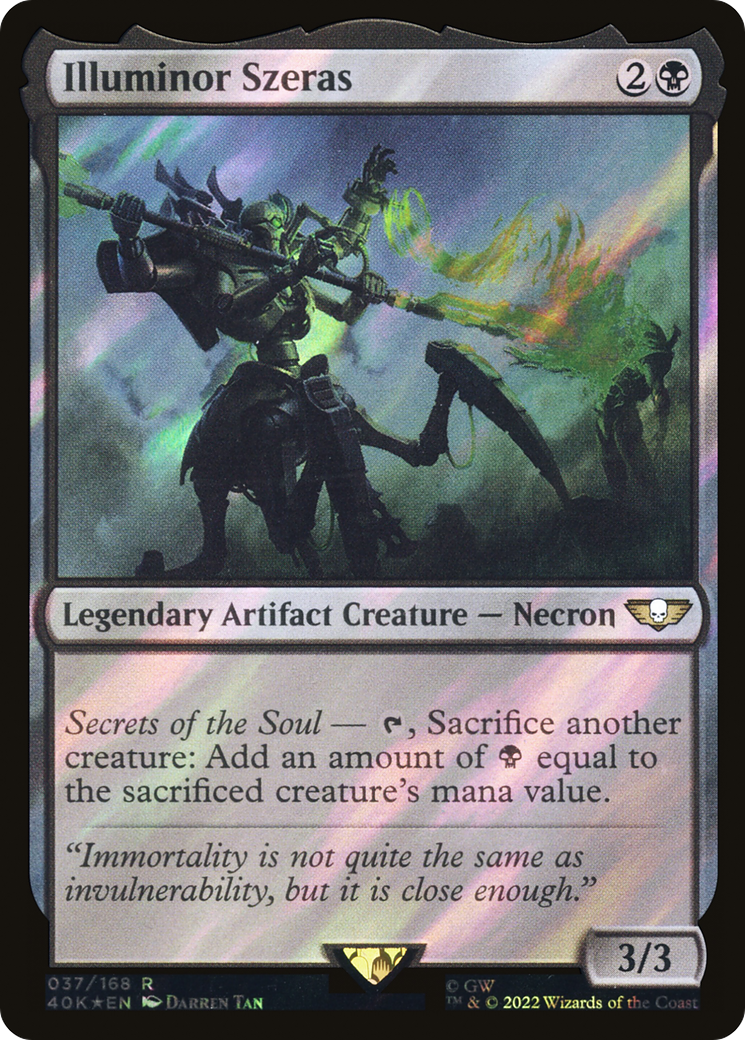 Illuminor Szeras (Surge Foil) (40K-037)  Foil - Warhammer 40,000 Commander