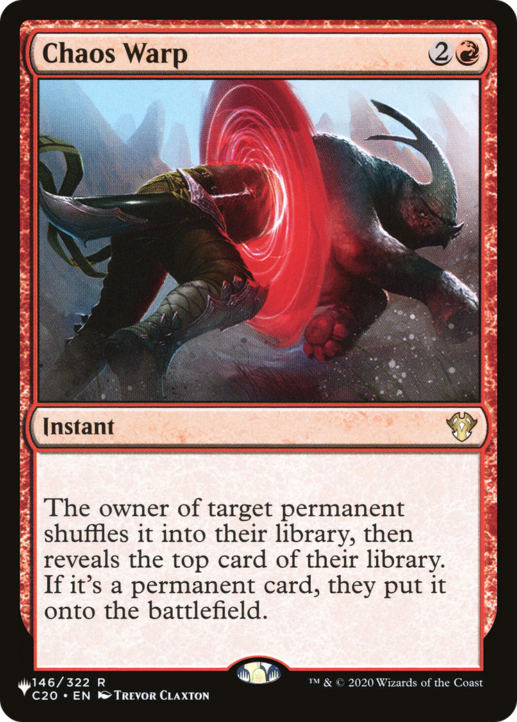 Chaos Warp (C20) (LIST-146)  - The List