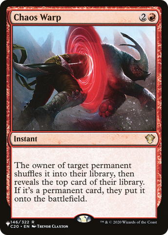 Chaos Warp (C20) (LIST-146)  - The List
