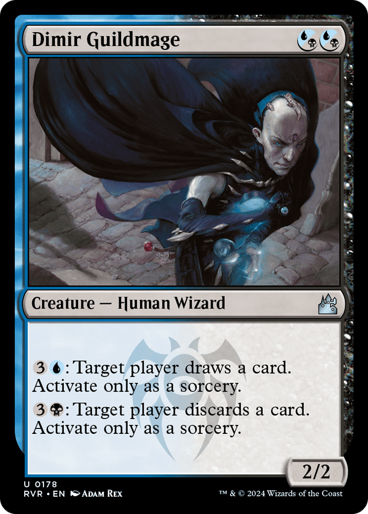 Dimir Guildmage (RVR-178)  Foil - Ravnica Remastered