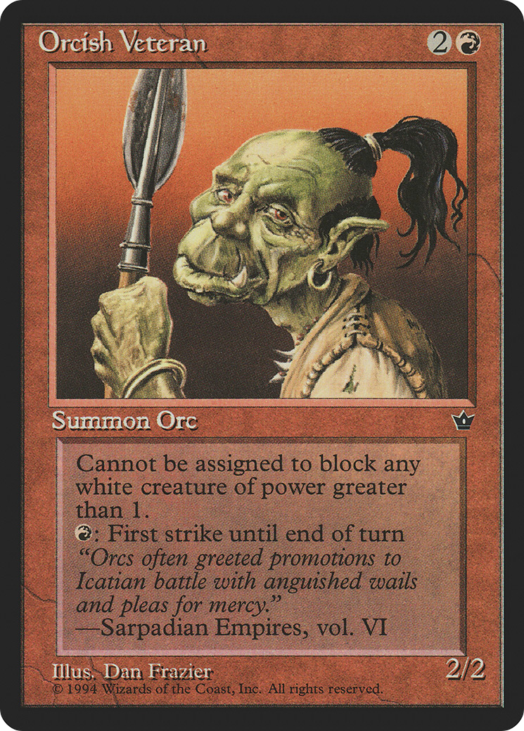 Orcish Veteran (Frazier) (FEM-)  - Fallen Empires