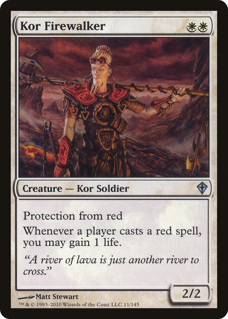 Kor Firewalker (WWK-011)  Foil - Worldwake