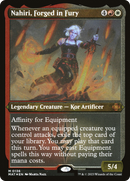 Nahiri, Forged in Fury (MAT-136)  Etched Foil - March of the Machine: The Aftermath