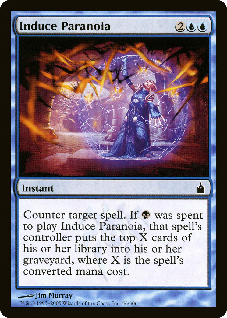 Induce Paranoia (RAV-056)  Foil - Ravnica: City of Guilds