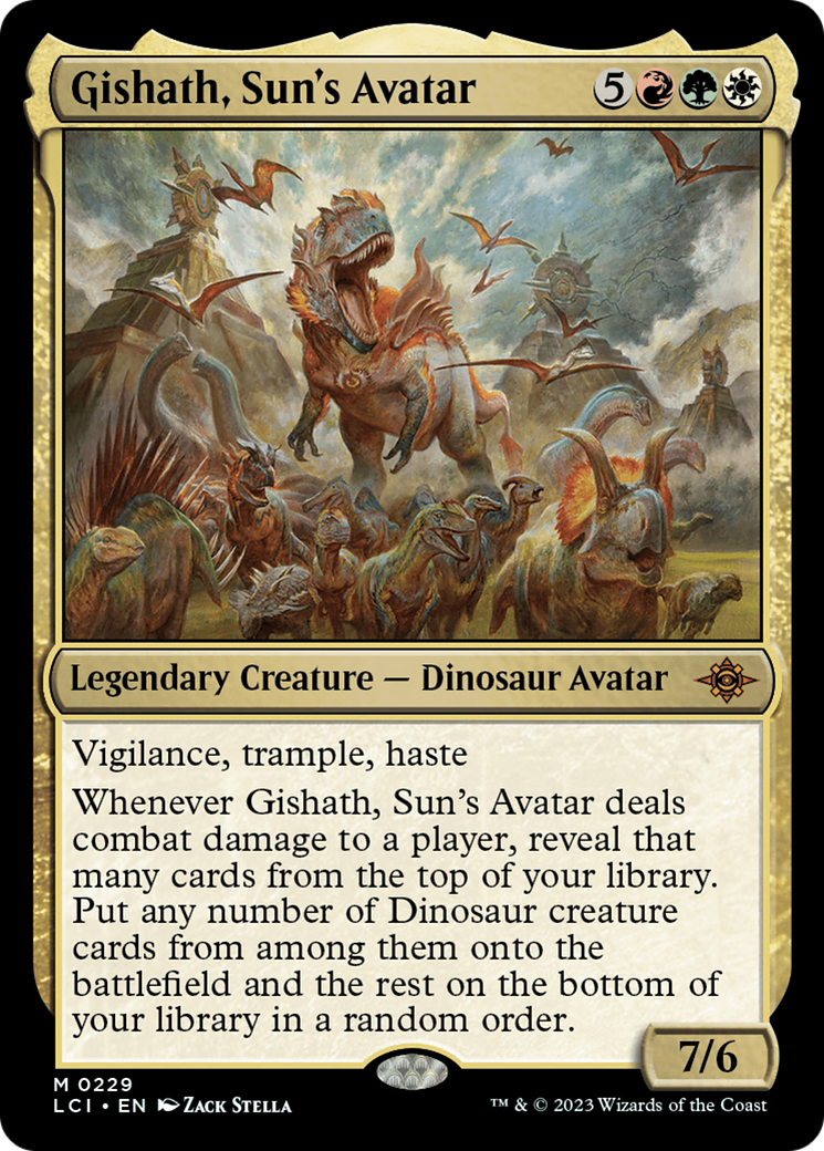 Gishath, Sun's Avatar (LCI-229)  - The Lost Caverns of Ixalan