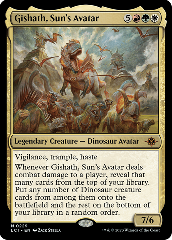 Gishath, Sun's Avatar (LCI-229)  - The Lost Caverns of Ixalan