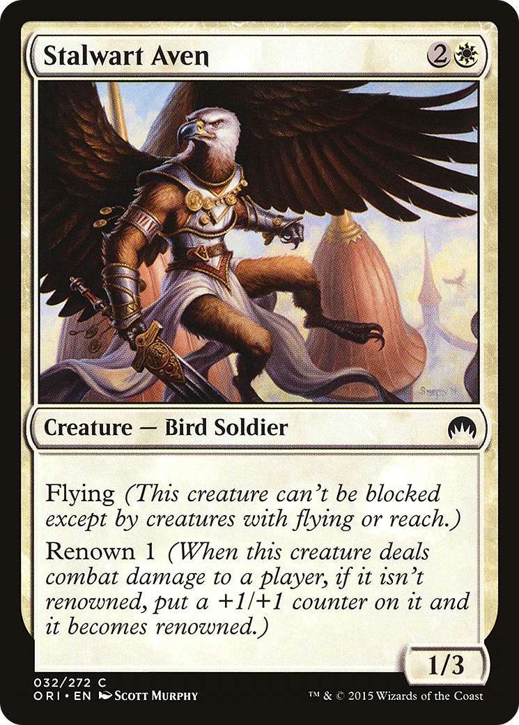 Stalwart Aven (ORI-032)  Foil - Magic Origins