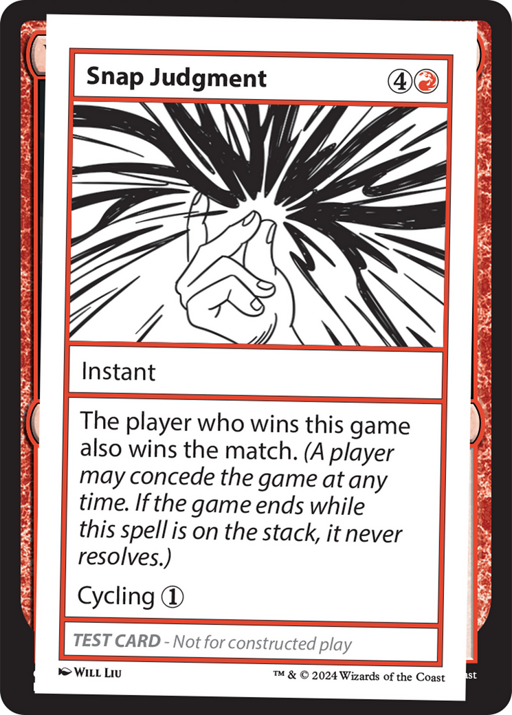 Snap Judgment (MB2PC-)  - Mystery Booster 2
