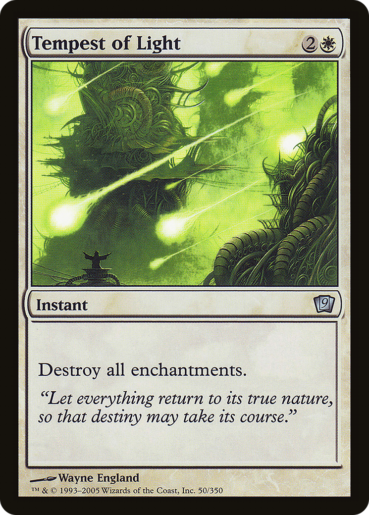 Tempest of Light (9ED-50★) - Ninth Edition Foil