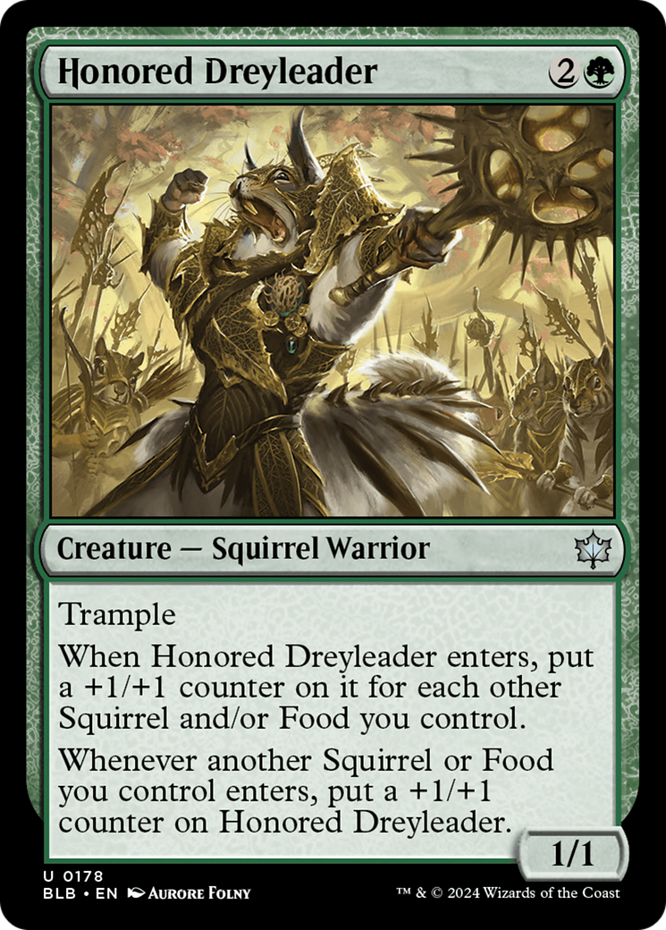 Honored Dreyleader (BLB-178)  Foil - Bloomburrow