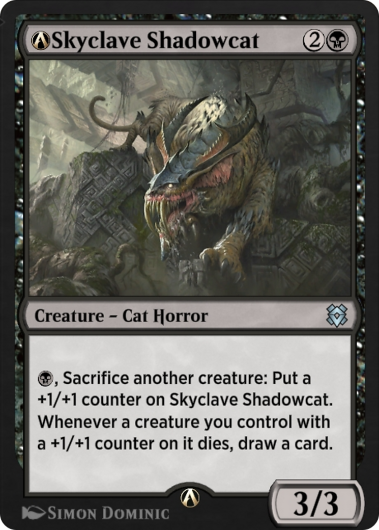 A-Skyclave Shadowcat (ZNR-A-126)  - Zendikar Rising