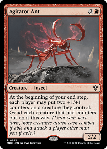 Agitator Ant (MKC-145)  - Murders at Karlov Manor Commander