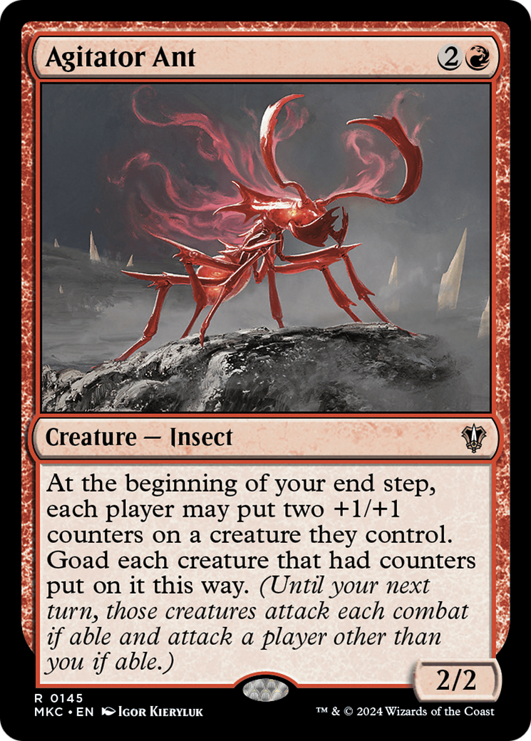 Agitator Ant (MKC-145)  - Murders at Karlov Manor Commander