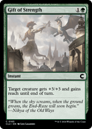 Gift of Strength (CLU-165)  - Ravnica: Clue Edition