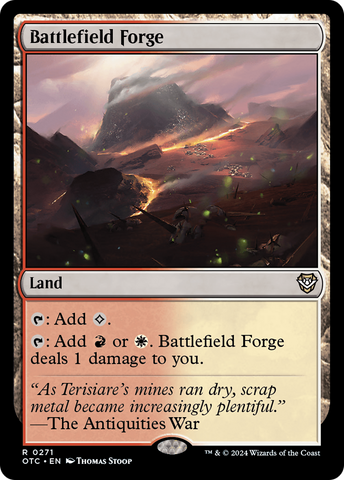Battlefield Forge (OTC-271)  - Outlaws of Thunder Junction Commander