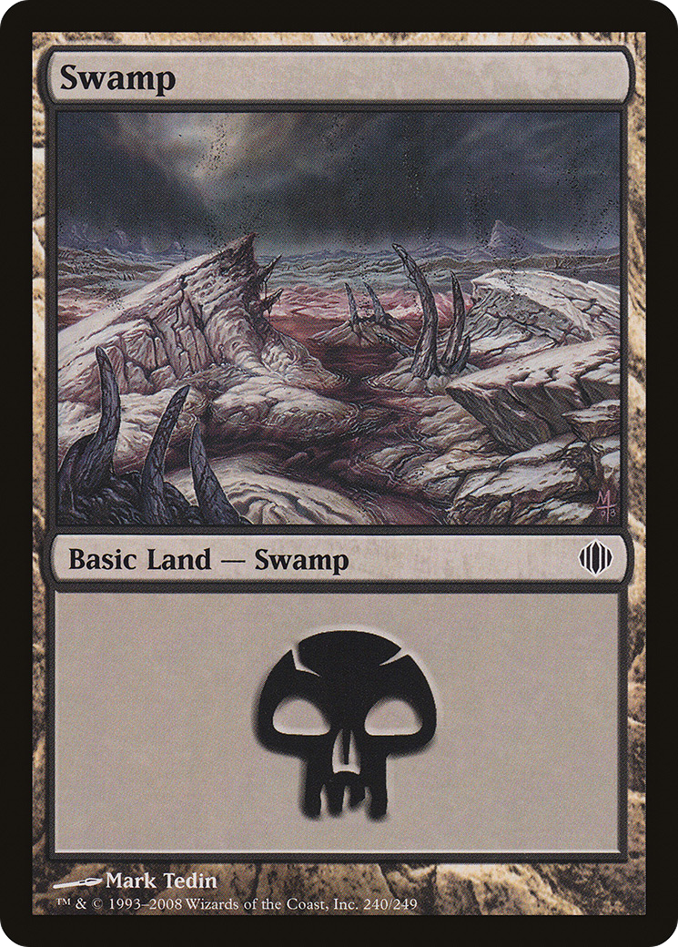 Swamp (240) (ALA-240)  Foil - Shards of Alara