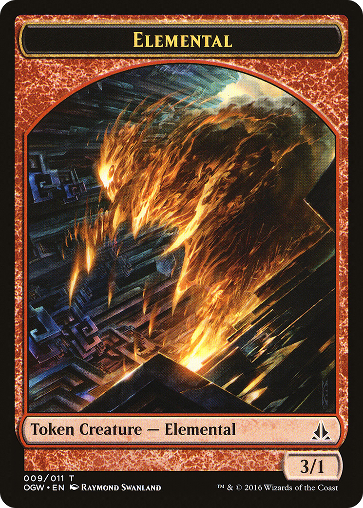Elemental Token (Red) (OGW-009)  - Oath of the Gatewatch Tokens