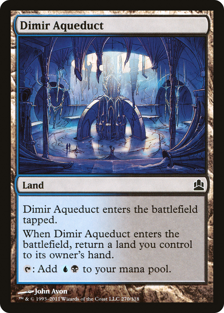Dimir Aqueduct (CMD-270)  - Commander 2011