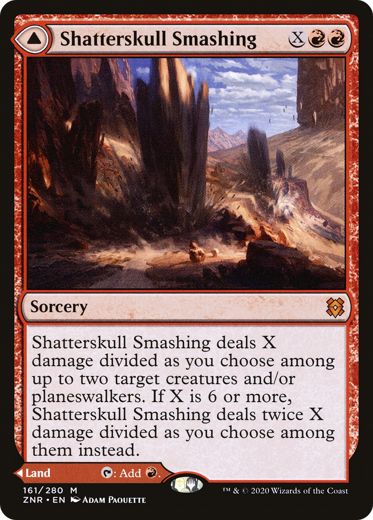 Shatterskull Smashing (ZNR-161)  - Zendikar Rising