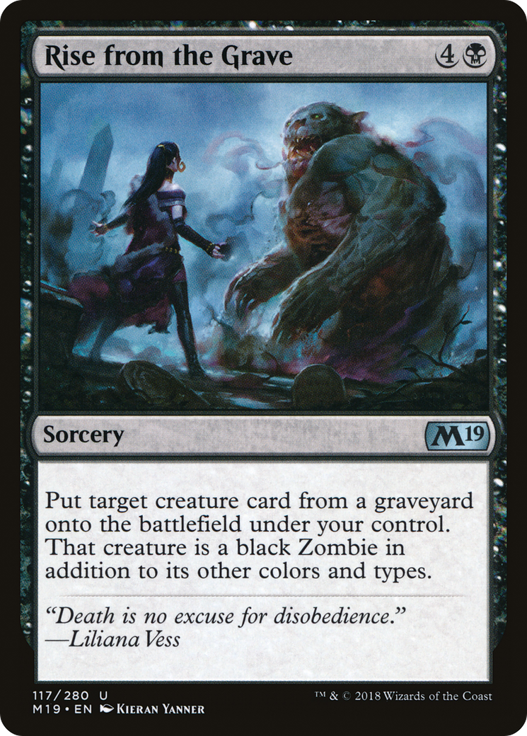 Rise from the Grave (M19-117)  Foil - Core Set 2019
