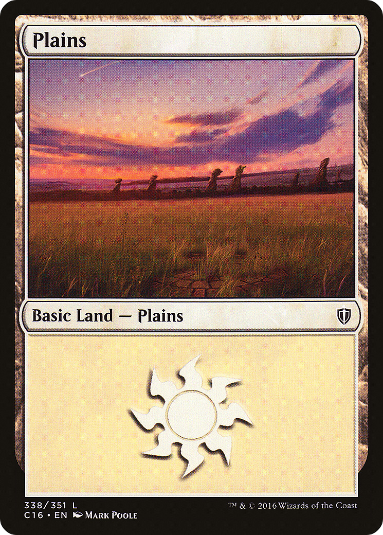 Plains (338) (C16-338)  - Commander 2016