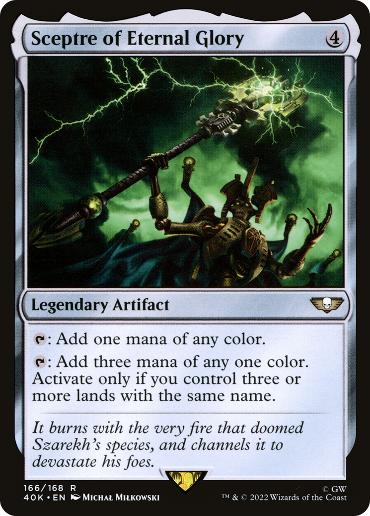 Sceptre of Eternal Glory (40K-166)  - Warhammer 40,000 Commander