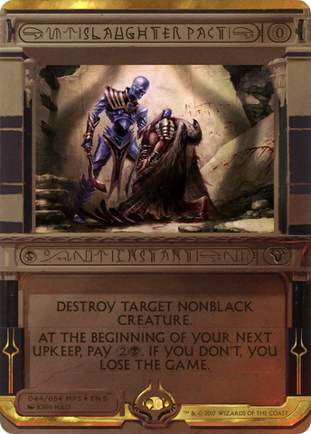 Slaughter Pact (MPS2-044)  Foil - Amonkhet Invocations (Borderless)