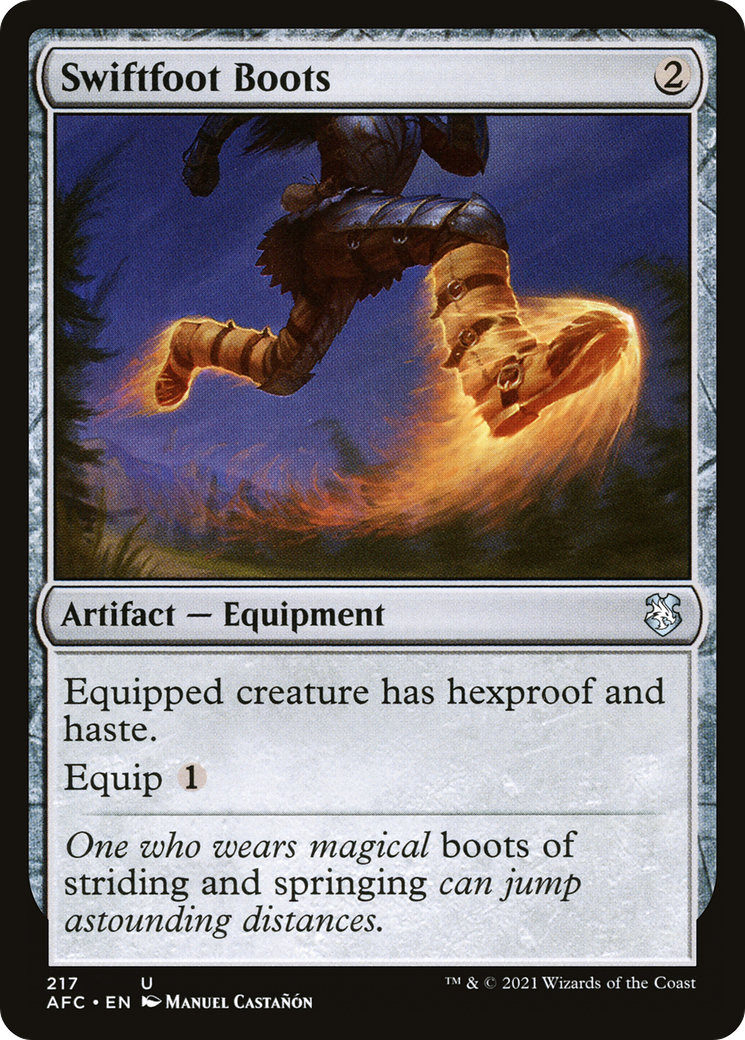 Swiftfoot Boots (AFC-217) - Adventures in the Forgotten Realms Commander