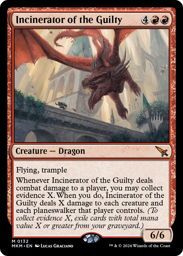 Incinerator of the Guilty (PPMKM-132)  - Murders at Karlov Manor Promos