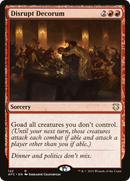 Disrupt Decorum (AFC-122) - Adventures in the Forgotten Realms Commander