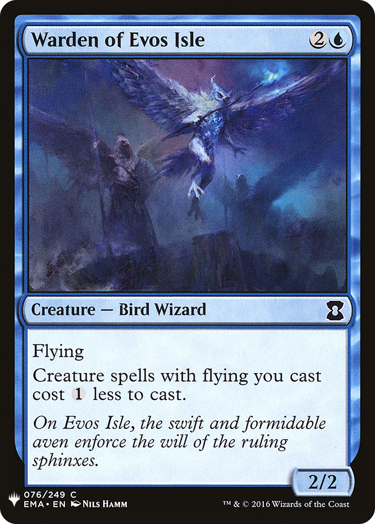 Warden of Evos Isle (LIST-EMA-76)  - The List