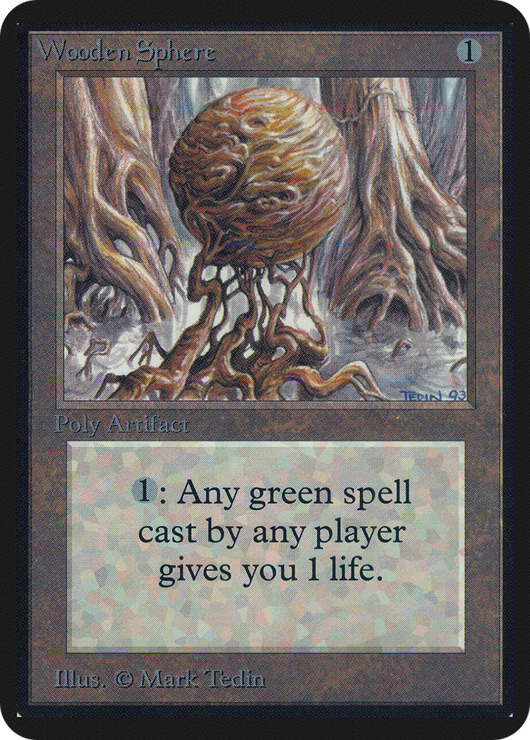 Wooden Sphere (LEA-)  - Limited Edition Alpha
