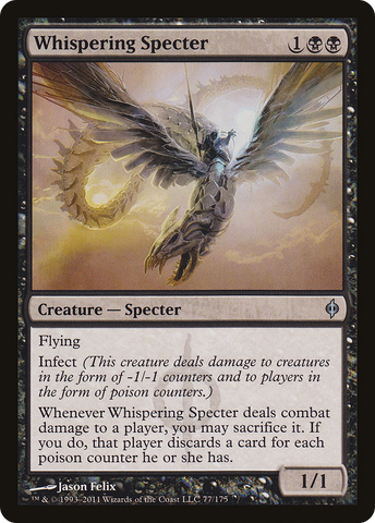 Whispering Specter (NPH-077)  Foil - New Phyrexia