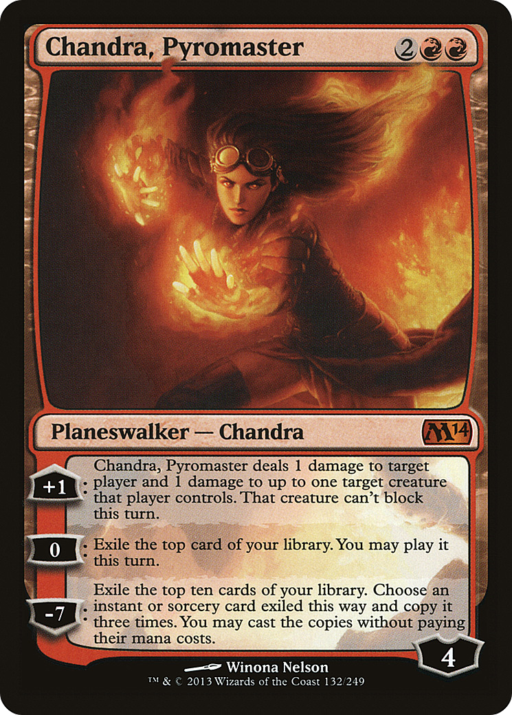 Chandra, Pyromaster (M14-132)  - Magic 2014
