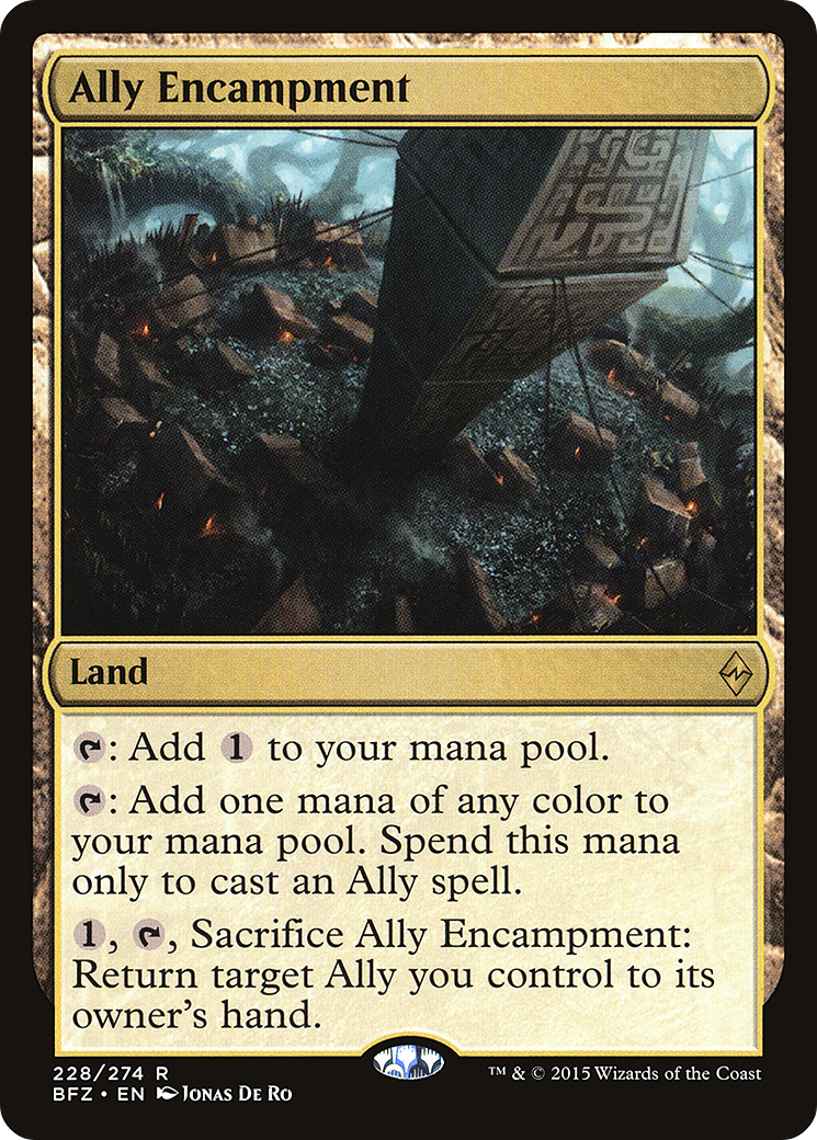 Ally Encampment (BFZ-228)  Foil - Battle for Zendikar