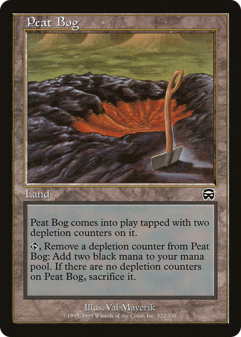 Peat Bog (MMQ-322)  Foil - Mercadian Masques